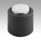 Dispositivos de apoio com esfera autoalinhante com O-ring e elementos de encaixe substituíveis, forma K, elemento de encaixe de POM (Poliacetal) e com face lisa