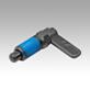 Cam-action indexing plungers with thread lock, without grip cap or nut, Form AP