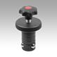 Cilindro posicionador Ball Lock de aço com manípulo em estrela