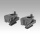 Side clamps, steel, for T-slots