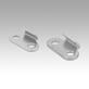 Catch plates for latches with spring clip for up to 1300N