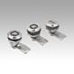 Fechos lingueta de aço inoxidável, compacto, diâmetro da carcaça 20 mm