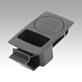 Snap locks, plastic with recessed grip, snap-in, Form B, not lockable