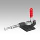 Push-pull toggle clamps, steel, retaining force up to 6675 N, Form B