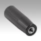 Taper grips plastic (thermoset) with tapped bush, electro zinc-plated steel, Form E