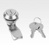Fechos lingueta com trava, aço inoxidável 1.4401, diâmetro da carcaça 30 mm