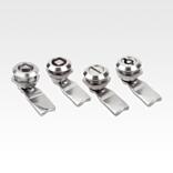 Fechos lingueta em aço inoxidável 1.4305, com diâmetro de caixa de 28 mm
