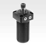 Grampo giratório pneumático aparafusável com flange