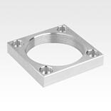 Flange roscado de alumínio