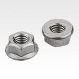 Porcas sextavadas com flange DIN 6923 / EN 1661 ampliada
