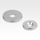 Rohmagnete (Scheibenmagnete) mit Bohrung aus NdFeB