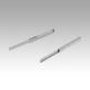 Telescopic slides, stainless steel for side mounting, partial extension, load capacity up to 65 kg