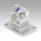 Abraçadeira de conexão com flange em aço inoxidável para unidade linear