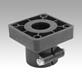 Tube clamps, support head, plastic, for round tubes