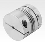 Acoplamentos sanfonados de metal, forma da estrutura curta, para torques elevados com cubo de aperto