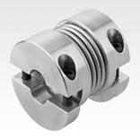 Acoplamentos sanfonados de metal, forma da estrutura curta com cubo de aperto removível