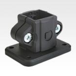Abraçadeiras com pedestal em plástico