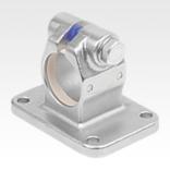 Abraçadeira de conexão com flange em aço inoxidável para unidade linear