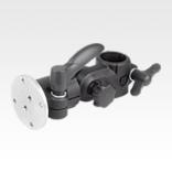 Suporte de monitor com flange de anel giratório