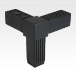 Conector de encaixe de conexão angular com saída