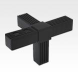 Conector de encaixe com conexão em T com saída