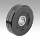 Guide rollers, plastic, cylindrical without pins - Form A
