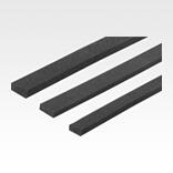 Perfis retangulares de borracha celular EPDM ou CR, autoadesivos