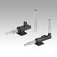 Push-pull toggle clamps, steel, heavy-duty version, weldable 
retaining force up to 22250 N