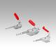 Push-pull toggle clamps, steel 
retaining force up to 3575 N