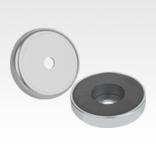 Magnete mit Zylinderbohrung (Flachgreifer) aus Hartferrit