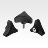 Manípulos de três pontas ergonômicos
