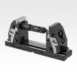 Morsa de 5 eixos compacta Mordentes lisos
