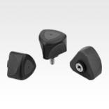 Manípulos de três pontas 2K ergonômicos