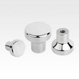 Botões de cabeça cogumelo com rosca fêmea e colar alto para anel de vedação e arruela Hygienic USIT® da Freudenberg Process Seals