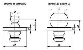 Conjunto de fixação para tecnologia de fixação ponto zero para o estabilizador de peças de usinagem