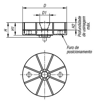 Pinça para fixação interna