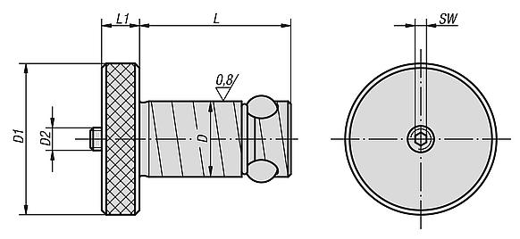 Cilindro posicionador Ball Lock