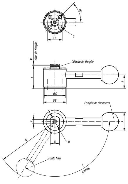 Grampo de compressão