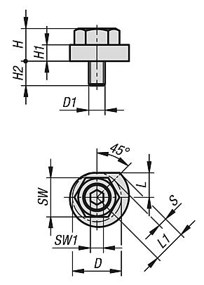 Grampos excêntricos de fixação