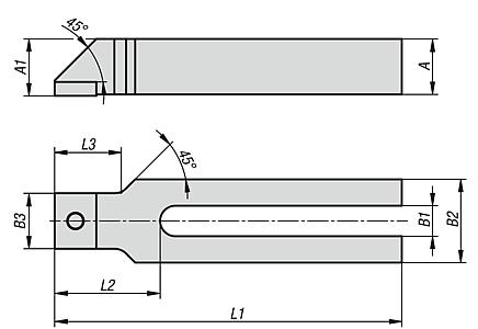 Clamp straps open U with pin and protective insert