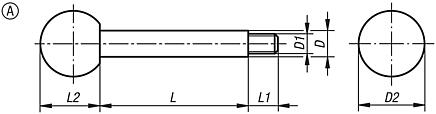 Alavanca de comando, forma A