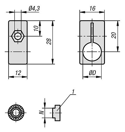 Suporte para sensor