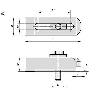 Conjunto de grampos de fixação_Forma A