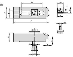 Conjunto de grampos de fixação_Forma B