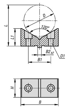 Mordentes moduladores com prisma para mordentes fixos de DS e ES