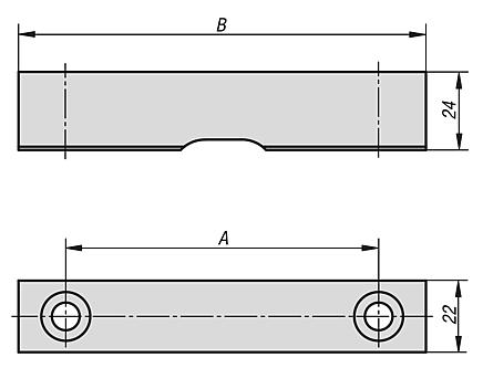Jaw plates smooth for centre jaw