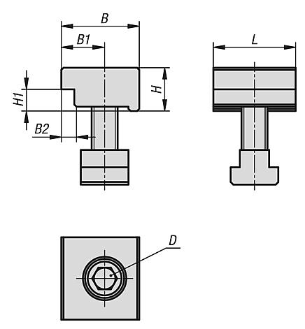 Conjunto de grampos de fixação para sistema de fixação múltipla