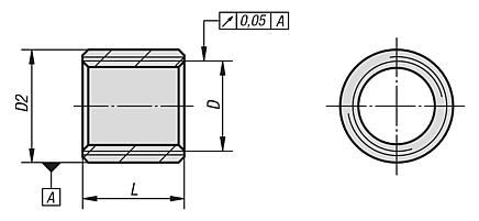 Buchas roscadas para sistemas de fixação modular