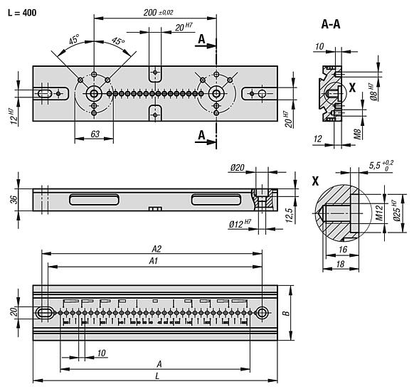 Base plates 5-axis clamping system compact