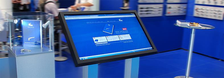 KIPP online auf dem Messestand